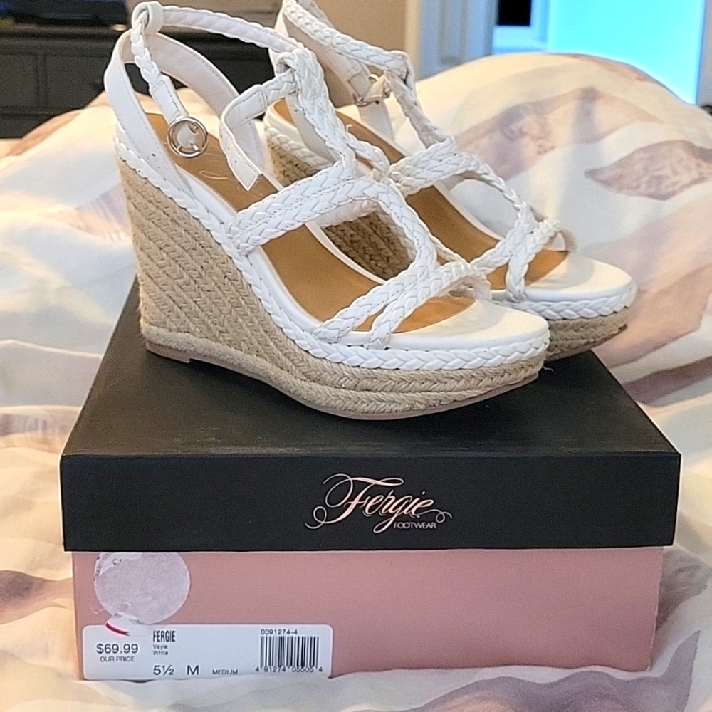 Brand new espadrille wedges